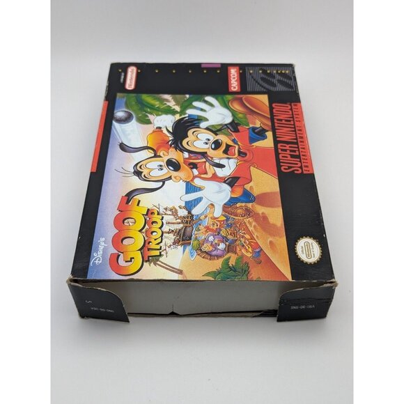 Disney's Goof Troop (Super Nintendo SNES, 1993) w/ Game & Box ~ Tested & Works - Picture 6 of 12
